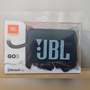 💙☘️JBL by Harman Go 3 Portable Bluetooth Wireless Speaker, Waterproof🐓🐠
